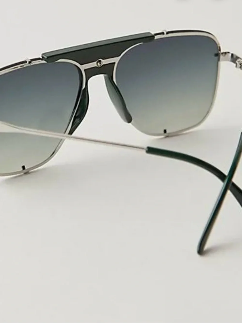 Free People Dylan Aviator sunnies in grey sunglasses